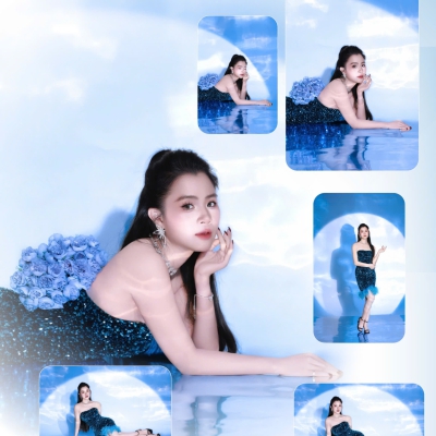 Concept Ánh Xanh Kiêu Sa